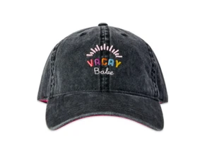 Time and Tru Women's Gray Vacay Babe Adjustable Baseball Cap NWT One Size - Picture 1 of 3