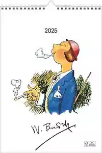 Kalender 2025 Wand - Wilhelm Busch Kalender 2025 - Wandkalender 23,7 x 34 cm - Bild 1 von 12