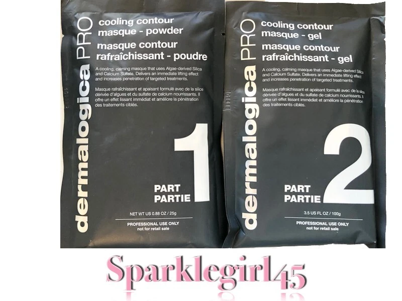 Dermalogica Cooling Contour Masque Powder 0.88oz/25g And Gel 3.5fl oz/ 100g NEW! - Image 1 of 1