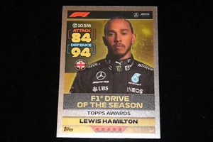 Lewis Hamilton TOPPS AWARDS HOLO FOIL F1 Turbo Attax 2022 Formula 1 Card # 283 - Picture 1 of 6