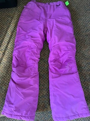 LANDS END KIDS THE SQUALL SNOWPANTS SIZE 10 PURPLE - Image 1 of 4
