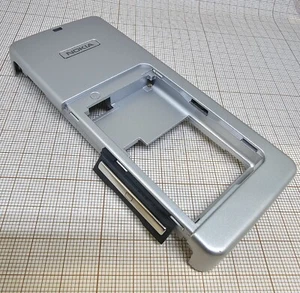 Original Nokia E60 B cover silver P/N:0266989 NEW EOL ITEM - Foto 1 di 3