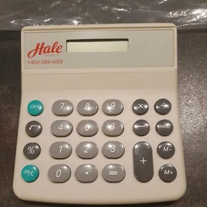 Taschenrechner Hale Groves große Tasten TOP Zustand kaum benutzt Batterien leer - Bild 1 von 4