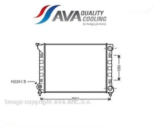 VW2071 Radiatore, Raffreddamento motore (AVA) - Imagen 1 de 1