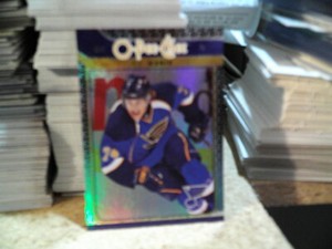 2009-10 O-PEE-CHEE RAINBOW VERSION # 54- T.J. OSHIE- BLUES- MINT