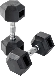 Rubber Encased Hex Dumbbells, 6 Kg - Picture 1 of 1