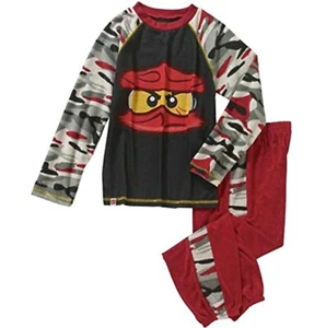 LEGO Ninjago Kai Boys Camo Poly & Fleece Pajama Set New Sleepwear 4-5 - Picture 1 of 1