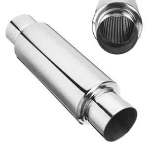 2.5" Einlass Universal Resonator /Performance SchalldäMpfer Edelstahl 310mm - Picture 1 of 12