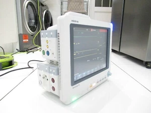 MINDRAY BENEVIEW T5 PATIENT ANESTHESIA CO2 MPM IBP SPO2 ECG/EKG MODULE MONITOR - Picture 1 of 6