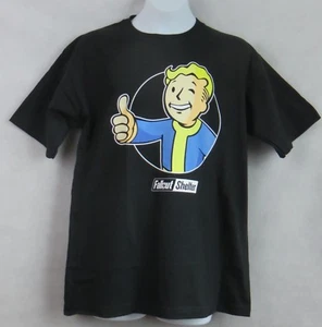 Fallout Shelter Boys T-Shirt New Black Video Game Officially Licensed - Picture 1 of 4