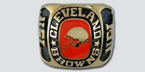 Cleveland Browns Ring Paperweight by Balfour Cover