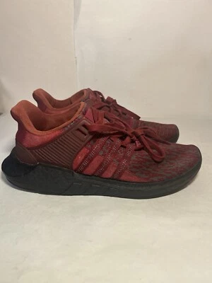 Size 11.5 - Adidas Ultra Boost EQT Support 93/17 LTD Burgundy Black (AC8169) - Image 1 of 4