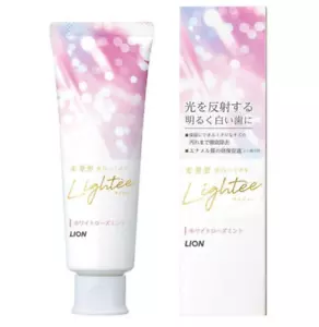 Lightee Whitening toothpaste White Rose mint 100g Lion from Japan - Picture 1 of 4