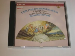 LEPPARD ENGLISH CHAMBER ORCHESTRA C.P.E. BACH - 6 Symphonies - CD  n.mint + tcc5 - Imagen 1 de 2