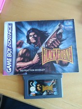 GAME BOY ADVANCE - BLACKTHORNE Game and MANUAL UK SELLER