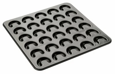 Zenker 30er-Vanillekipferl 30 cm aus Stahl Backblech Ofenform Backen Kipferl - Bild 1 von 4