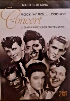 Rock n Roll Legends in Concert (DVD) 32 Classic Tracks Elvis [NEW] [Region 2] UK - Image 1 of 2