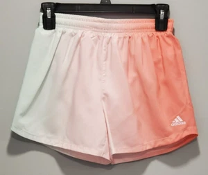 NWT Adidas Girl's Ombre Woven Athletic Running Shorts - Clear Pink Size Large - Picture 1 of 3