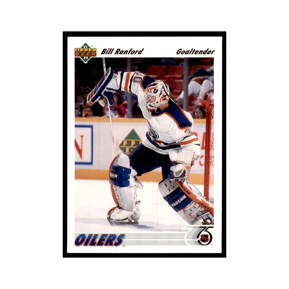 1991 Upper Deck Bill Ranford Hockey Cards #117 - Image 1 of 3