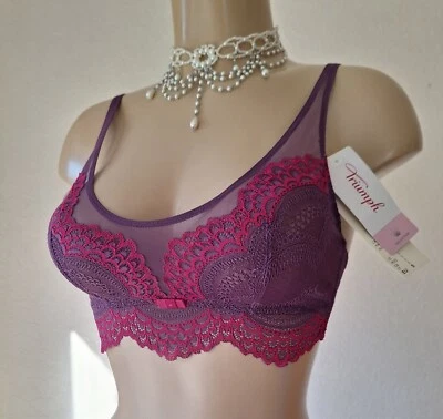 Бюстгальтер Triumph Darling Spotlight N размер S фиолетовый/розовый 3651/3 М 10190585 - Изображение 1 из 3