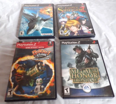 (4) Play station 2 Video Games bulk lot Castle Shikigami 2 PS2 - Image 1 of 2