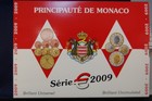 Monaco Kursmünzen 1 Cent bis 2 Euro 2009 in Blister und Umkarton BU