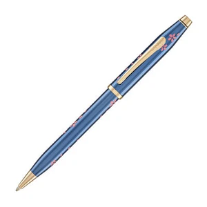 Cross Century II Cherry Blossom Ballpoint Pen in Translucent Blue Lacquer - Picture 1 of 1