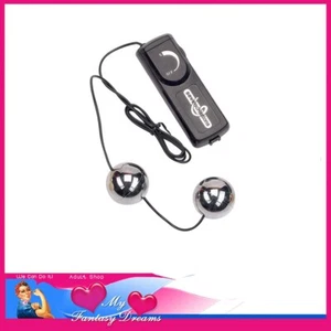 Vibrating Orgasm | Plastic 1" Balls Silver Battery Operated Corded Multi Speeds - Picture 1 of 6