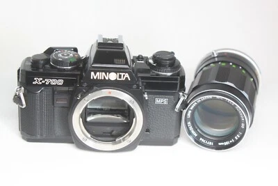 EN L'ÉTAT Minolta NEW X-700 MPS Film Camera + MC Tele Rokor-QD 135mm F/3.5 Lens - Photo 1/4
