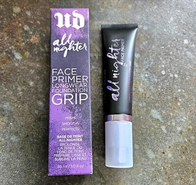 Urban Decay All Nighter Face Primer Longwear Foundation Grip 1 oz NIB!  $39 MSRP - Image 1 of 2