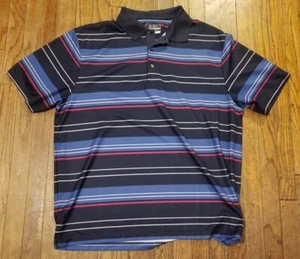 Ben Hogan Herren Peacoat gestreiftes Golf Poloshirt Größe 2XL (50-52) - Bild 1 von 4