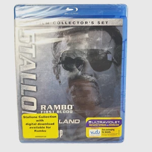 Stallone Movie Collection Rambo First Blood Cop Land Lock Up Blu Ray Brand New - Picture 1 of 3