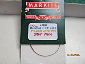 markits MRPB2 PHOSPHER BRONZE STRIP 7.25" x 3/64" - Picture 1 of 4