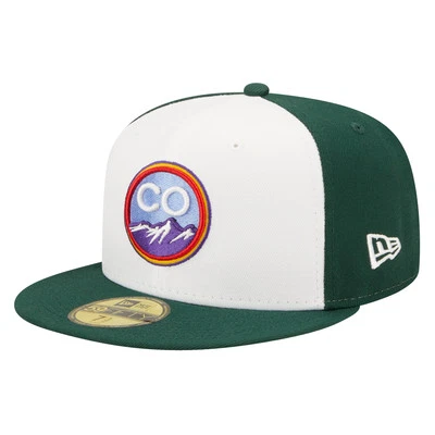 Men's New Era White Colorado Rockies 2022 City Connect 59FIFTY Fitted Hat - Image 1 of 4