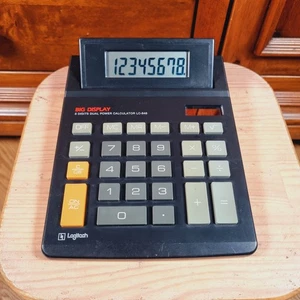 Big Display Logitech LC-848 Taschenrechner Vintage Retro  - Bild 1 von 10