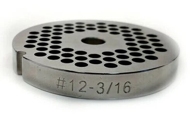 #12 3/16 Reversible Molinillo de Carne Plato-Cozzini Cubiertos Importaciones (#12-3/Plato) Foto 1 de 4