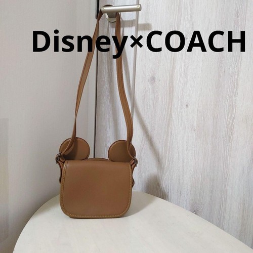Borsa a tracolla Coach Disney Topolino in pelle marrone 65901c