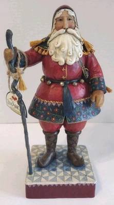 Jim Shore YULETIDE TRAVELER 2008 Heartwood Creek 4010489 w/Tag - Image 1 of 4