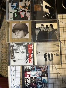CD Lot Of 7 U2 CDs The Joshua Tree War Rattle And Hum Achtung Baby 90s Rock - Picture 1 of 2