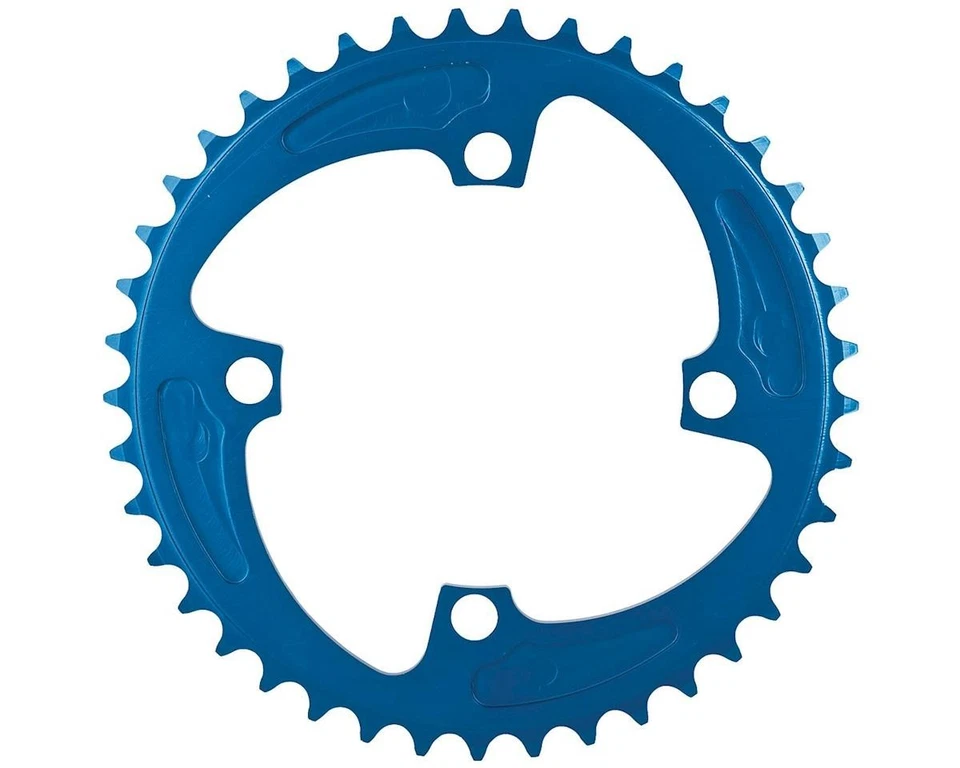 MCS 4-Bolt Chainring - Blue - 47T - BMX - Race - Old School - Retro - USA Made - Image 1 of 1