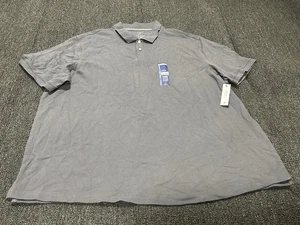 George Poloshirt Herren 3XL XXXL Grau Kurzarm Freizeit Preppy Neu mit Etikett NEU - Bild 1 von 9