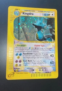 Pokemon Karte - Kingdra - Holo - Aquapolis - 148/147 - Crystal - ENG - Near Mint - Bild 1 von 3