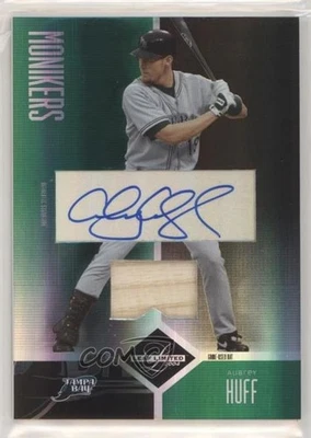 2004 Leaf Limited Monikers Bats Signatures /25 Aubrey Huff #10 Auto - Image 1 of 2