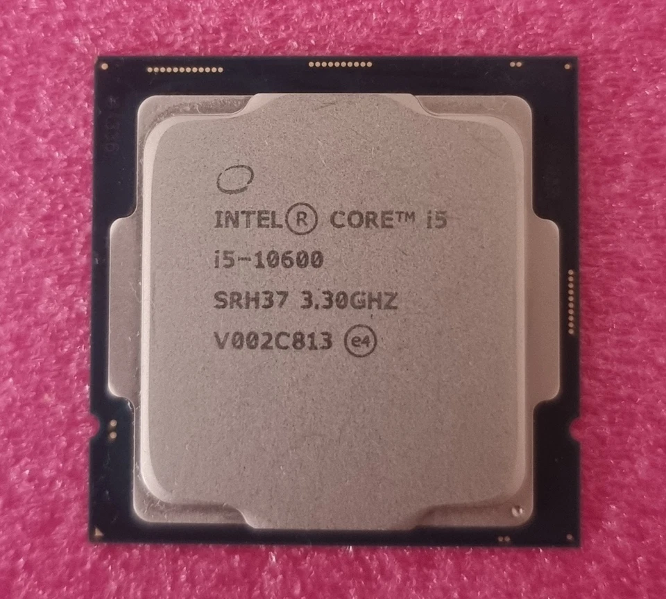 Intel Core i5-10600 3.30GHz Socket LGA1200 Processor CPU SRH37 desktop pc - Image 1 of 1