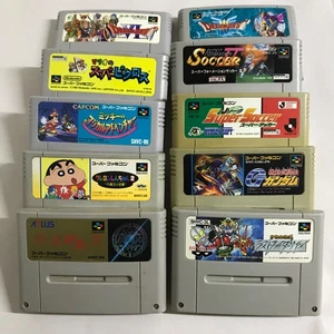 Super Famicom NTSC J x 10 Cartridge bundle mixed lot RPG Platformer Sport - BA - Picture 1 of 22