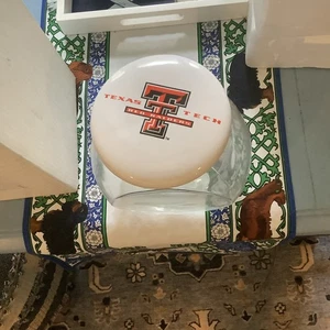 Texas Tech Red Raiders Glas Keksdose Keramik Top 2004 Slavic Treasures, - Bild 1 von 9
