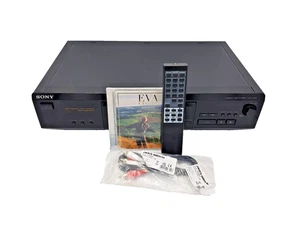 Sony CDP-XE330 CD Compact Disc Player Deck Vintage HiFi Collectible Retro Black - Picture 1 of 24