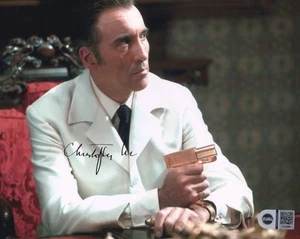 CHRISTOPHER LEE SIGNED PHOTO ALSO SWAU JAMES BOND - Picture 1 of 1