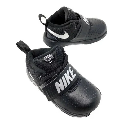 Nike Team Hustle D8 Toddler Shoes Size 7C Boys Girls NO BOX Black Silver - Image 1 of 4