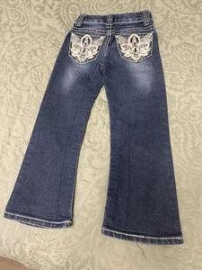 Red Ranch Girl’s Jeans Size 5 - Picture 1 of 5